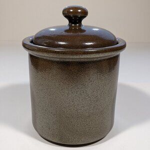 ESLAU DANMARK ~ Tue Poulsen Brown Pot Casserole Baking Pottery Denmark with Lid